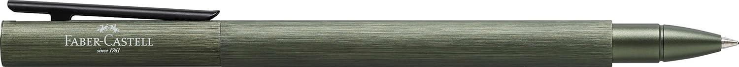 Faber-Castell Neo Slim Aluminium Rollerball Pen - Olive Green