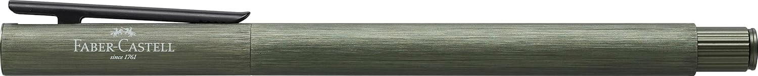 Faber-Castell Neo Slim Aluminium Rollerball Pen - Olive Green