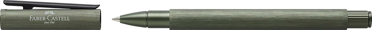 Faber-Castell Neo Slim Aluminium Rollerball Pen - Olive Green