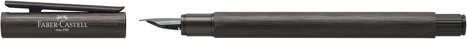 Faber-Castell Neo Slim Auminium F Fountain Pen - Gun Metal