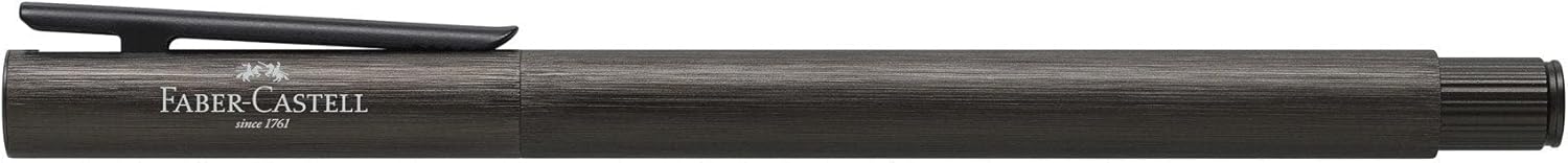 Faber-Castell Neo Slim Auminium F Fountain Pen - Gun Metal