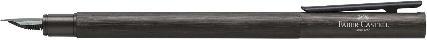 Faber-Castell Neo Slim Auminium EF Fountain Pen - Gun Metal