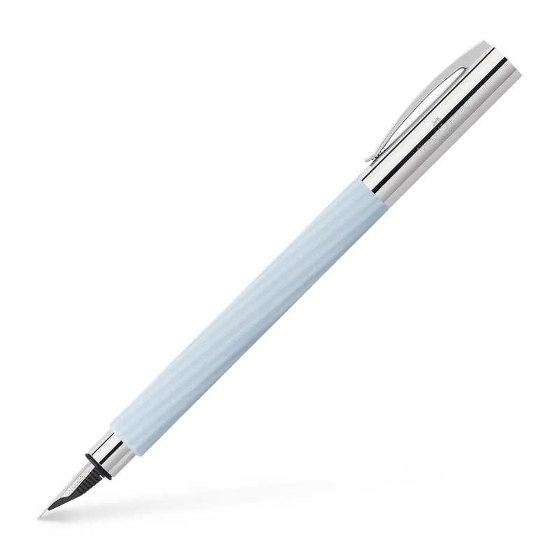 Faber-Castell Ambition Fountain Pen, Italic Ice Blue - Medium