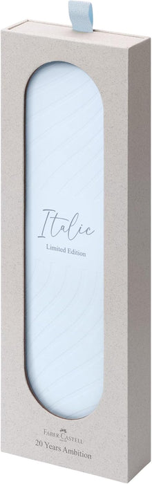 Faber-Castell Ambition Ballpoint Pen, Italic Ice Blue