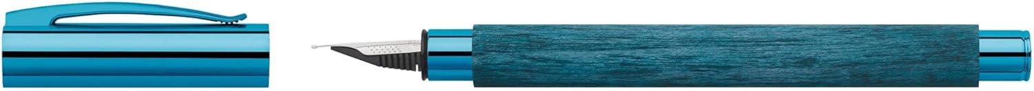 Faber-Castell Ambition Fountain Pen, Blue Wood - Medium