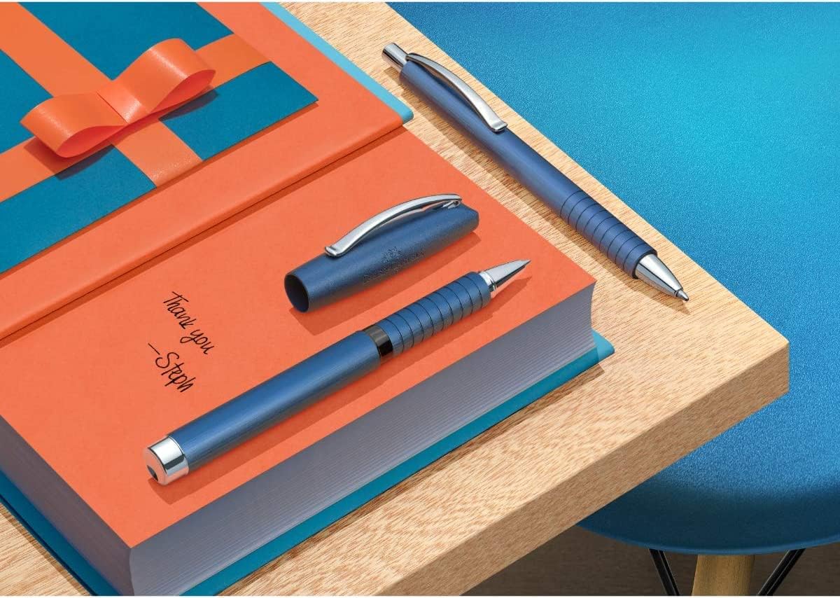 Faber-Castell Essentio Rollerball Pen - Aluminium Blue