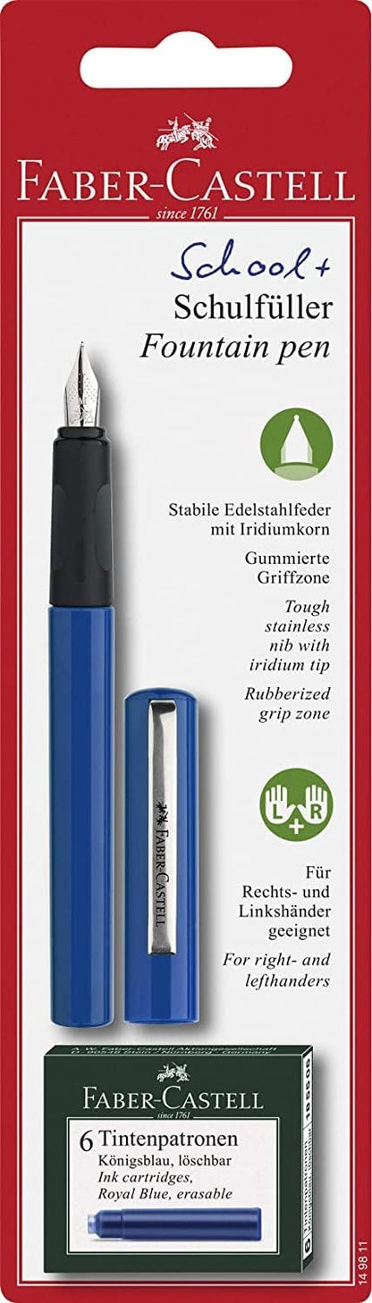 School Fountain Pen Set, Blue