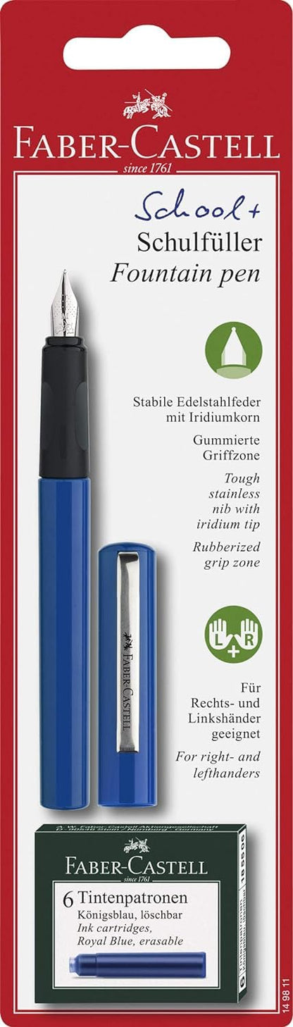 School Fountain Pen Set, Blue