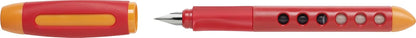 FABER-CASTELL Scribolino 149862 School Fountain Pen for Left-Handed Users, Red, Pack of 1