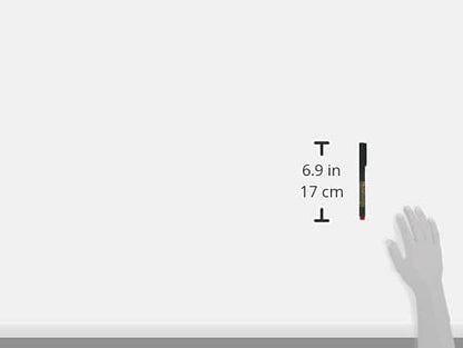 SG Education Faber Finepen 1511 Marking Pen, Red, Metal-clad Fibre-tip, Water-based Ink, 0.4mm Line Width