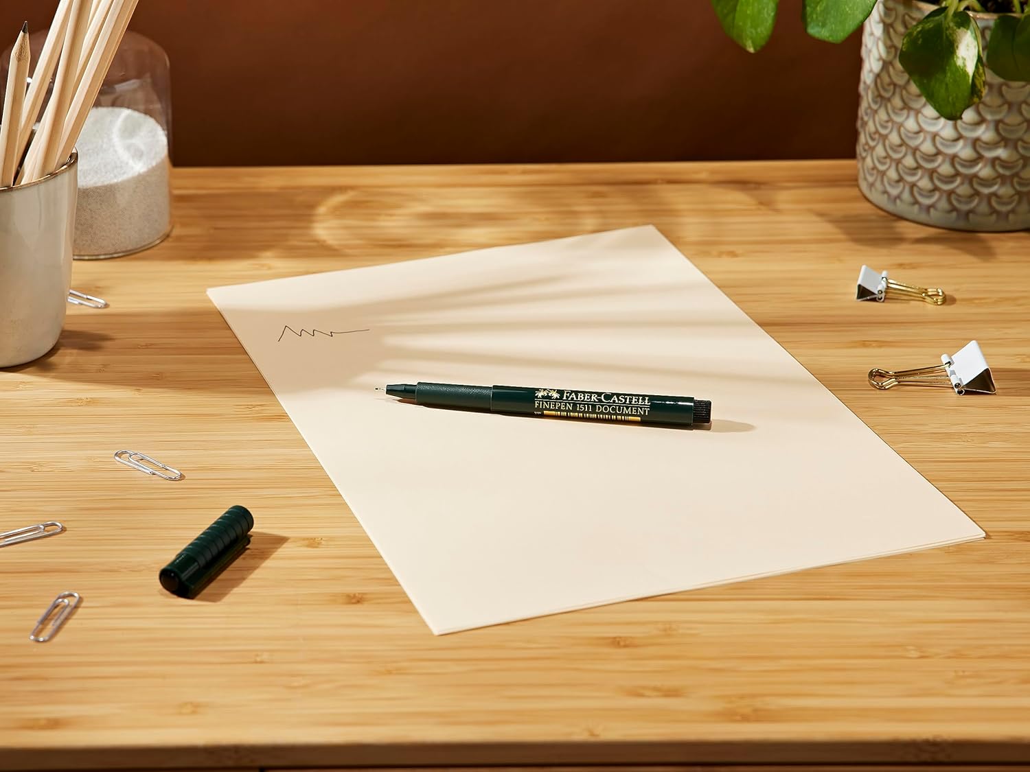 Faber-Castell 1511 Finepen Fineliner Pen - Black