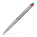 Faber-Castell MULTIMARK Rojo 1pieza(s) - Marcador (Rojo, Gris, Fino, 1 pieza(s
