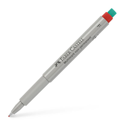 Faber-Castell MULTIMARK Rojo 1pieza(s) - Marcador (Rojo, Gris, Fino, 1 pieza(s