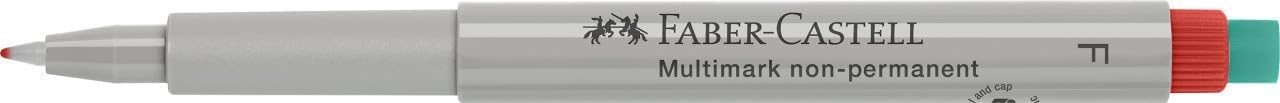 Faber-Castell MULTIMARK Rojo 1pieza(s) - Marcador (Rojo, Gris, Fino, 1 pieza(s