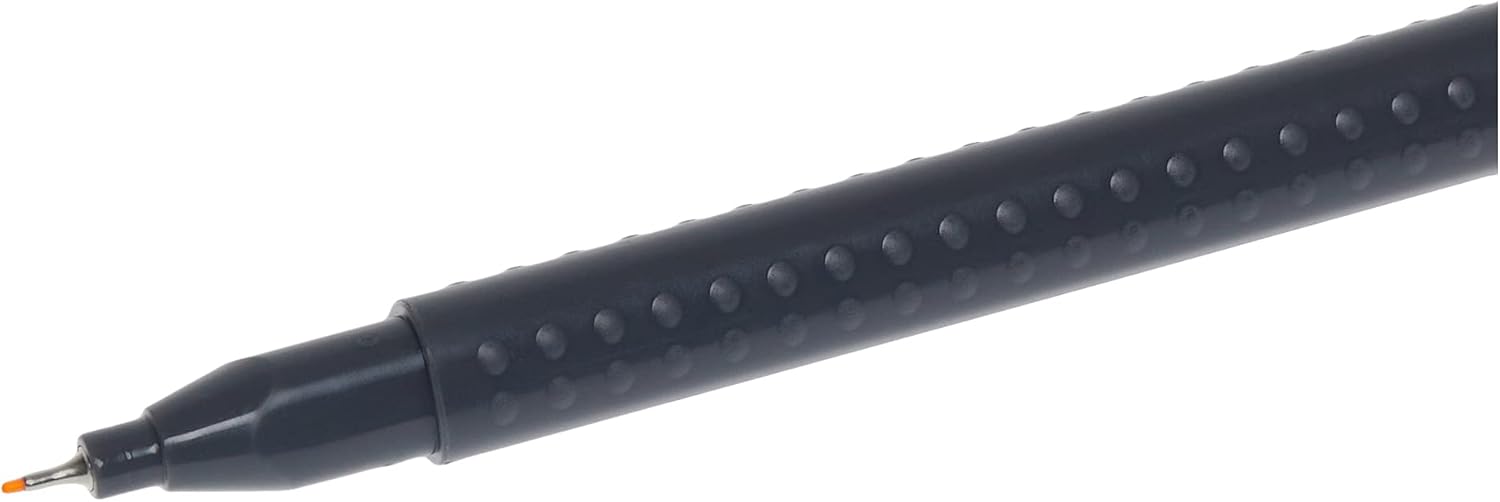 Faber-castel 6 - Rotulador de punta fina, 0,4 mm, color amarillo oscuro