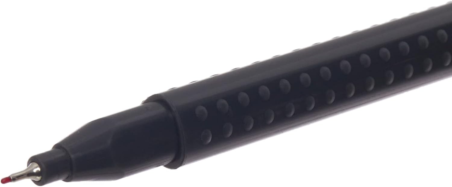 Faber-Castell Grip Finepen 0.4 mm Garnet Red