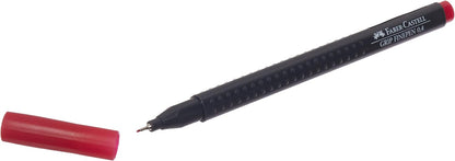 Faber-Castell Grip Finepen 0.4 mm Garnet Red