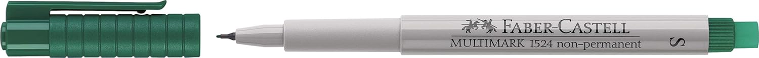 Faber Castell 152463 Small"Multimark" Non-Permanent Marker - Green