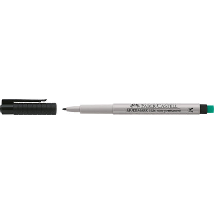 Faber Castell 152699 Medium Non-Permanent "Multimark" Marker - Black