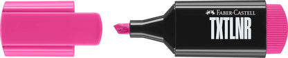 Faber-Castell 154204 - Pack of 4 Fluorescent Markers TXTLNR - Neon