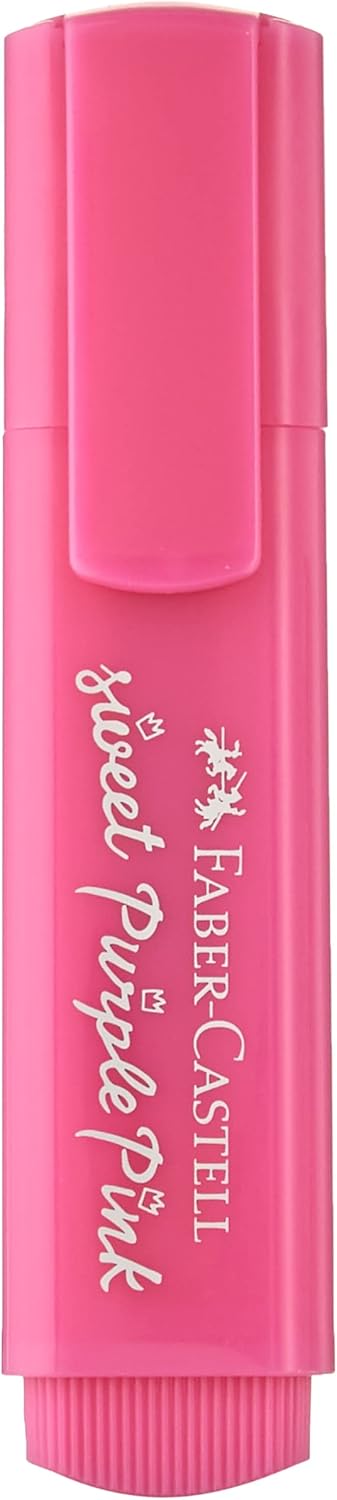 Faber-Castell Textliner TL 46 Pastel Ink Barrel with Clip Purple Pink
