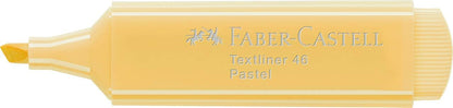 Faber-Castell 154667 TEXTLINER 1546 Pastel Highlighter 3 line thickness: 5 mm, 2 mm and 1 mm. Pastel color: Vanilla, 1 Piece