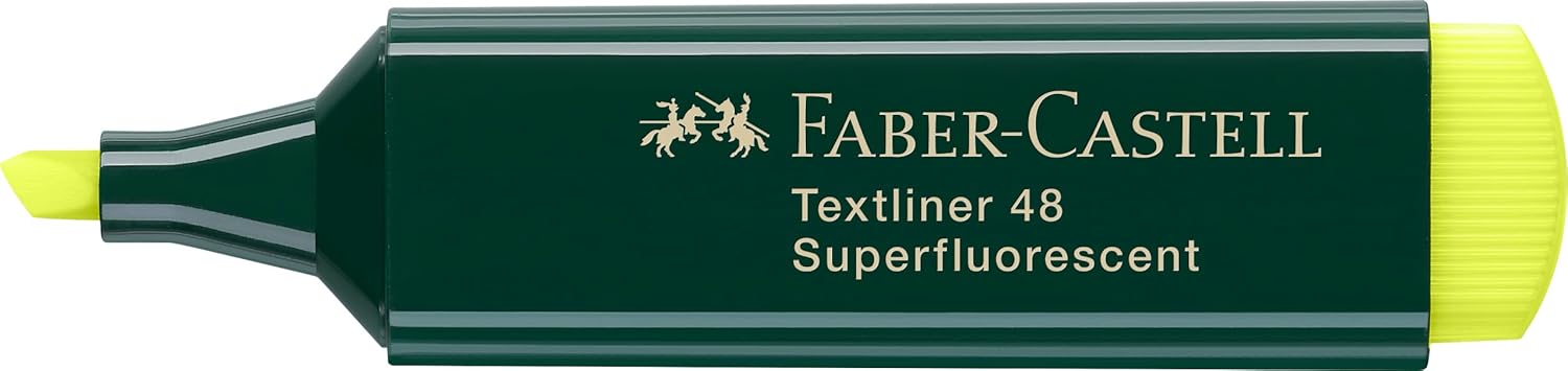 Faber-Castell 48-07 Textliner - Yellow (Pack of 1)