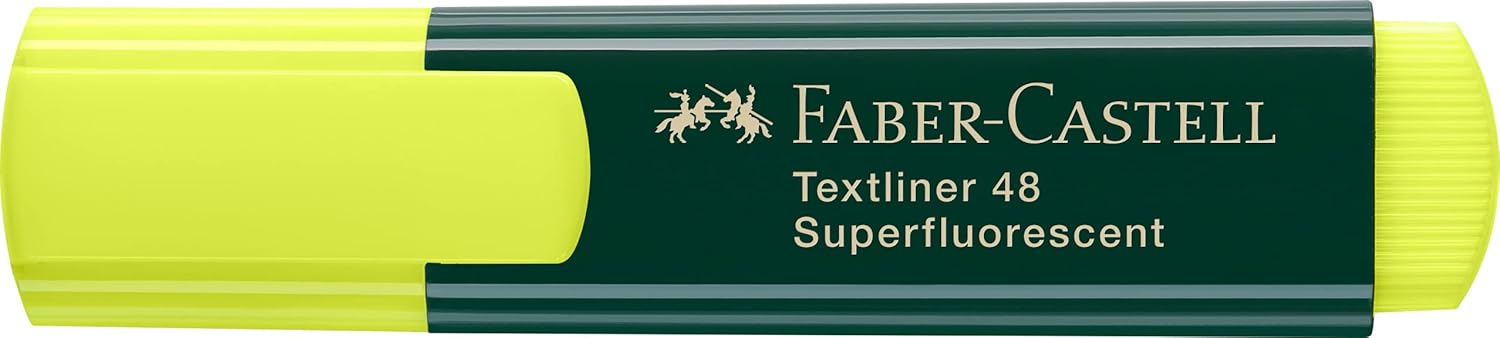 Faber-Castell 48-07 Textliner - Yellow (Pack of 1)