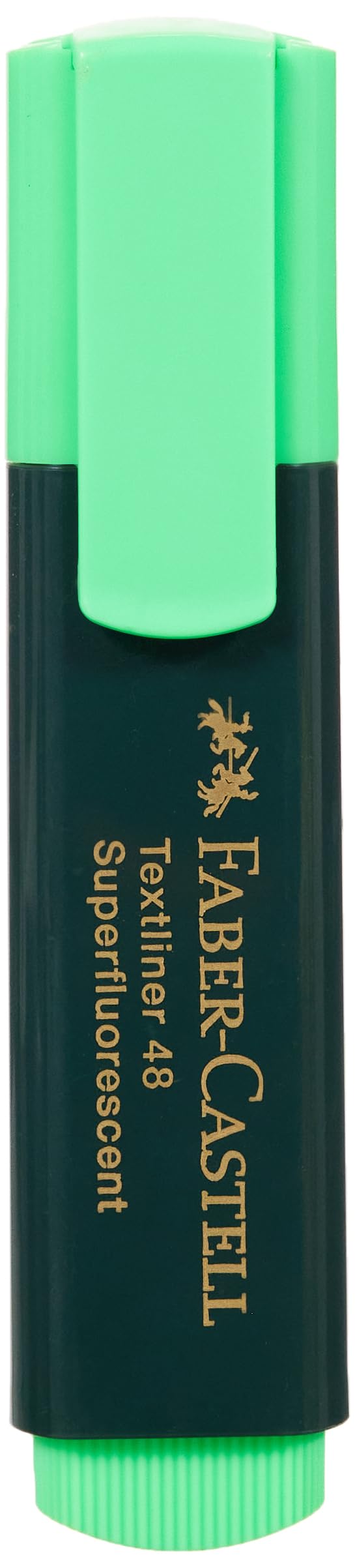 Faber-Castell 154863 - Pack de 10 marcadores fluorescente, color verde
