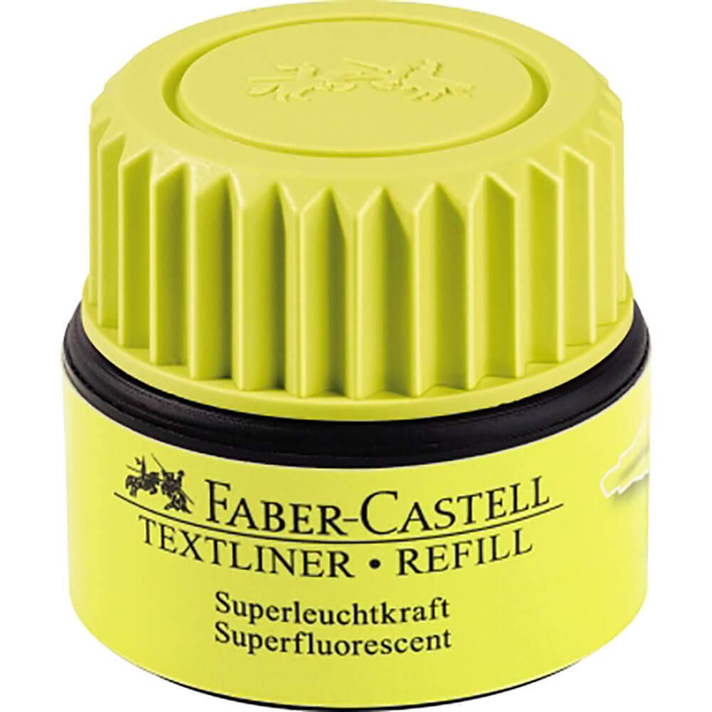 FABER-CASTELL F154907 AUTOMATIC REFILL Textmarker TEXTLINER 1549 AUTOM. RE,yellow,25ml