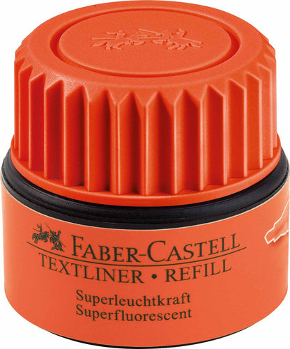 Faber-Castell 154915 - Refill per evidenziatore, arancione, per Textliner 1543, 1546 e 1548