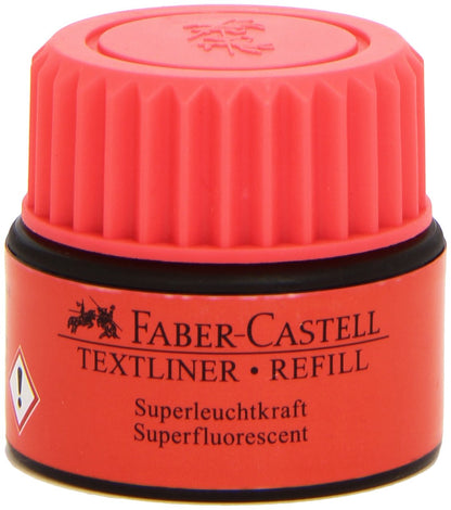 Faber-Castell 154921 - Refill evidenziatore, rosso, per Textliner 1543, 1546 e 1548