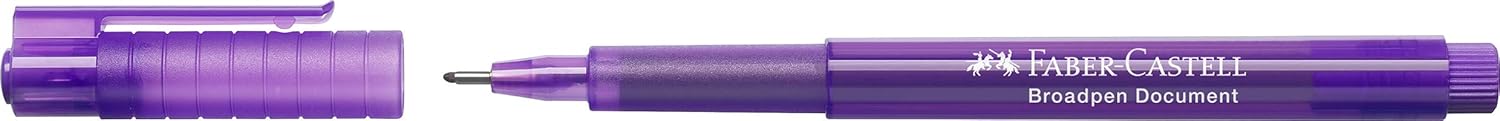 Faber-Castell 155436"Broadpen 1554" Fineliner - Violet,0.8 mm