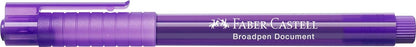 Faber-Castell 155436"Broadpen 1554" Fineliner - Violet,0.8 mm