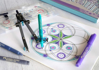 Faber-Castell 155436"Broadpen 1554" Fineliner - Violet,0.8 mm