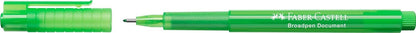 Faber Castell 155466 "Broadpen 1554" Fineliner - Light Green