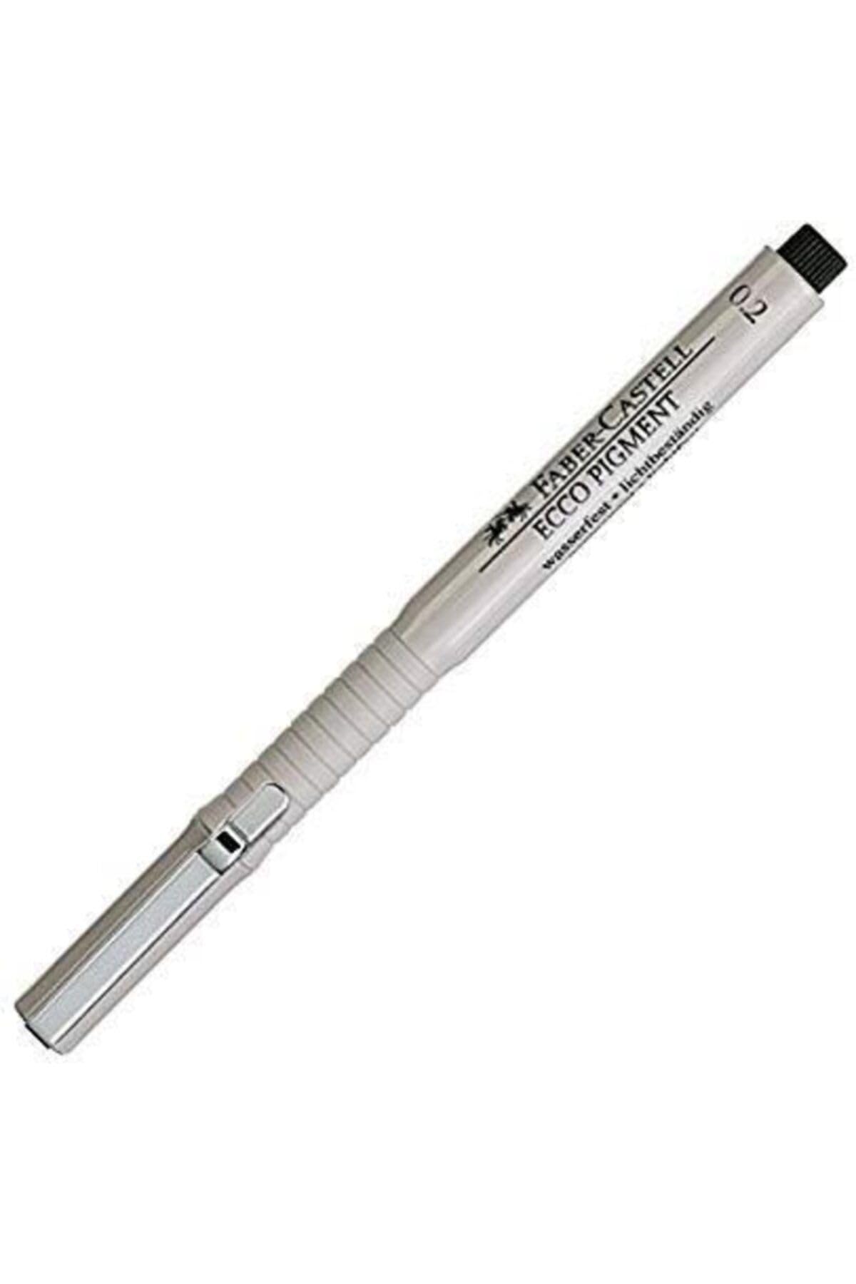Faber-Castell Ecco - Bolígrafo de punta de fibra pigmentada, 0,2 mm, color negro