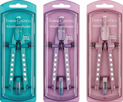 Faber-Castell Factory Sparkle Quick Adjustment Compass