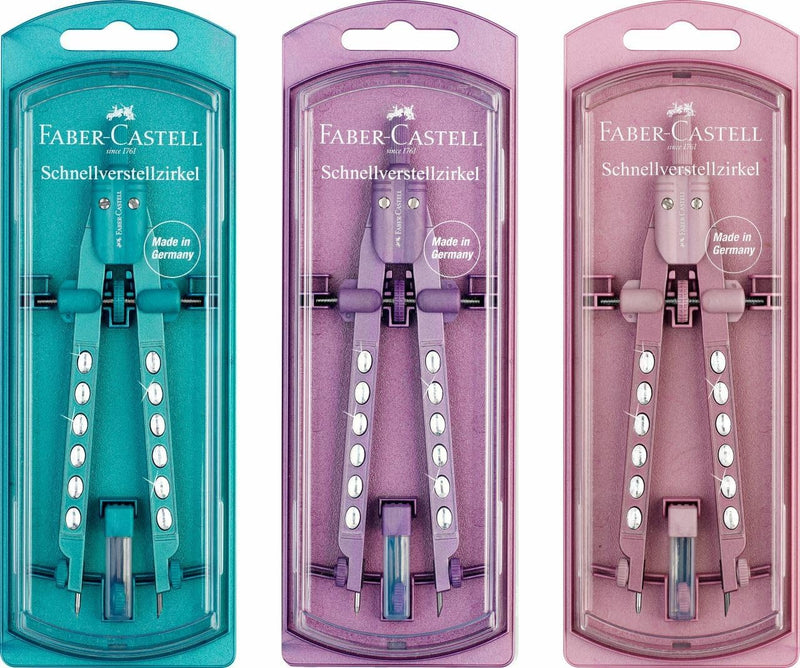 Faber-Castell Factory Sparkle Quick Adjustment Compass