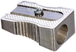 Faber-Castell 183100 Metal Pencil Sharpener 50 for Coloured and Coloured Pencils, Silver