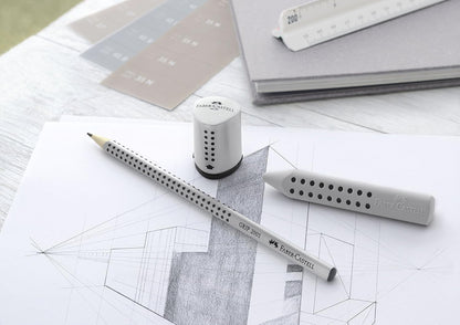 Faber-Castell Grip 2001 Mini 183787 Single Sharpener Silver 1 pcs