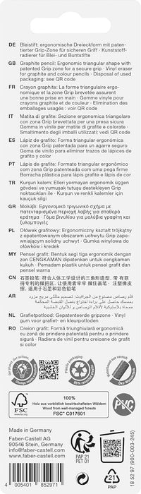 Faber Castell 185297"Grip 2001" B Eraser