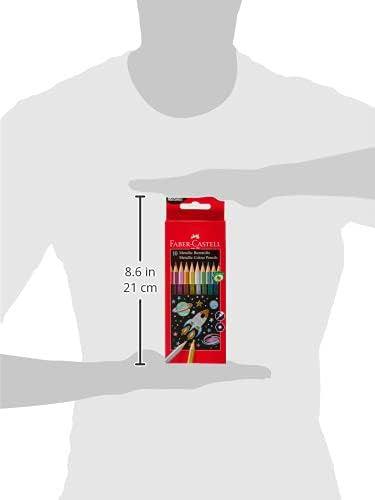 Faber-Castell 201583 Metallic Colour Pencil (Pack of 10)