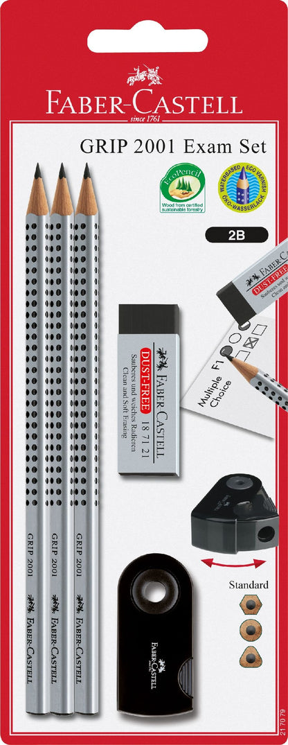 Faber Castell 217079 "Grip 2001 Exam" Pencil-Set