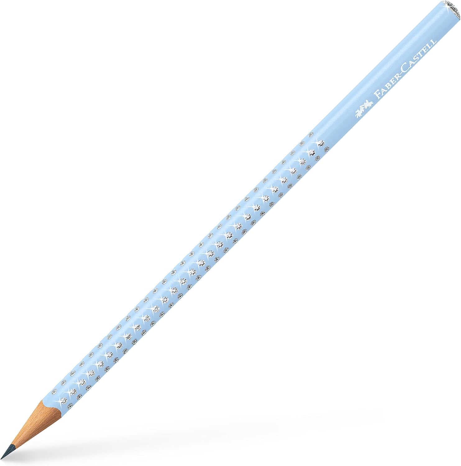 Faber-Castell Sparkle 218471 Pencil Set with Sharpener, Eraser and 2 Pencils, Writing Set Sleeve in
