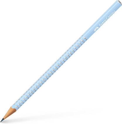 Faber-Castell Sparkle 218471 Pencil Set with Sharpener, Eraser and 2 Pencils, Writing Set Sleeve in