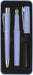 FABER-CASTELL 241051 Poly Pen Writing Set with Ballpoint Pen and Fountain Pen Pale Iris