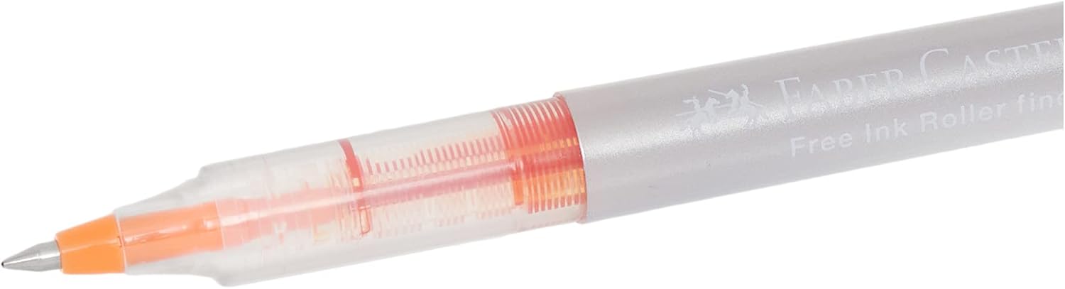 Faber-Castell Free Ink Roller Pen 0.7mm - Orange