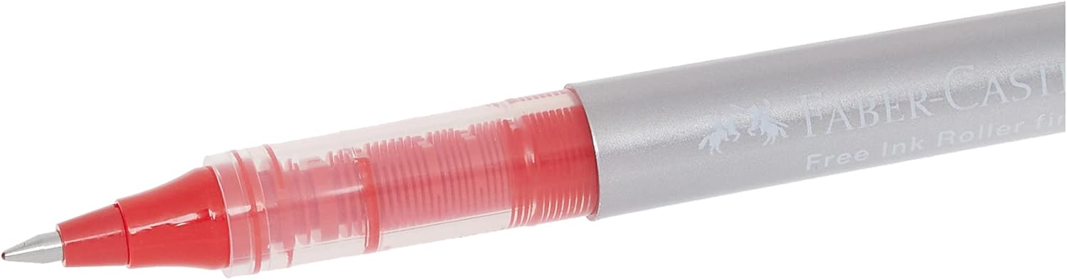 Faber-Castell Free Ink Roller Pen 0.7mm - Red
