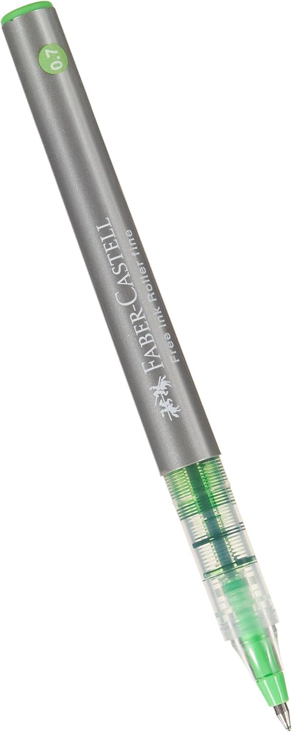 Faber-Castell Free Ink Roller Pen 0.7mm - Light Green